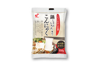 鍋しゃぶしゃぶで味わうこんにゃく