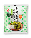 わらびもち風こんにゃく 抹茶きな粉＆黒みつ付