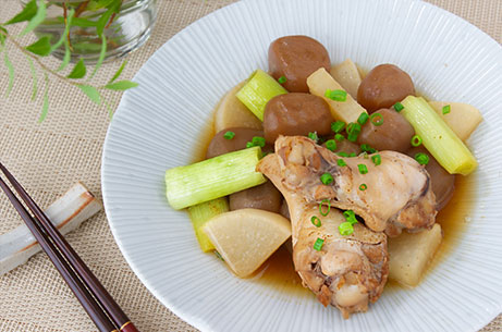 玉こんにゃくと鶏肉のさっぱり煮