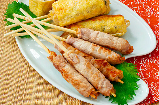 ひとくち小巻しらたきの肉巻き